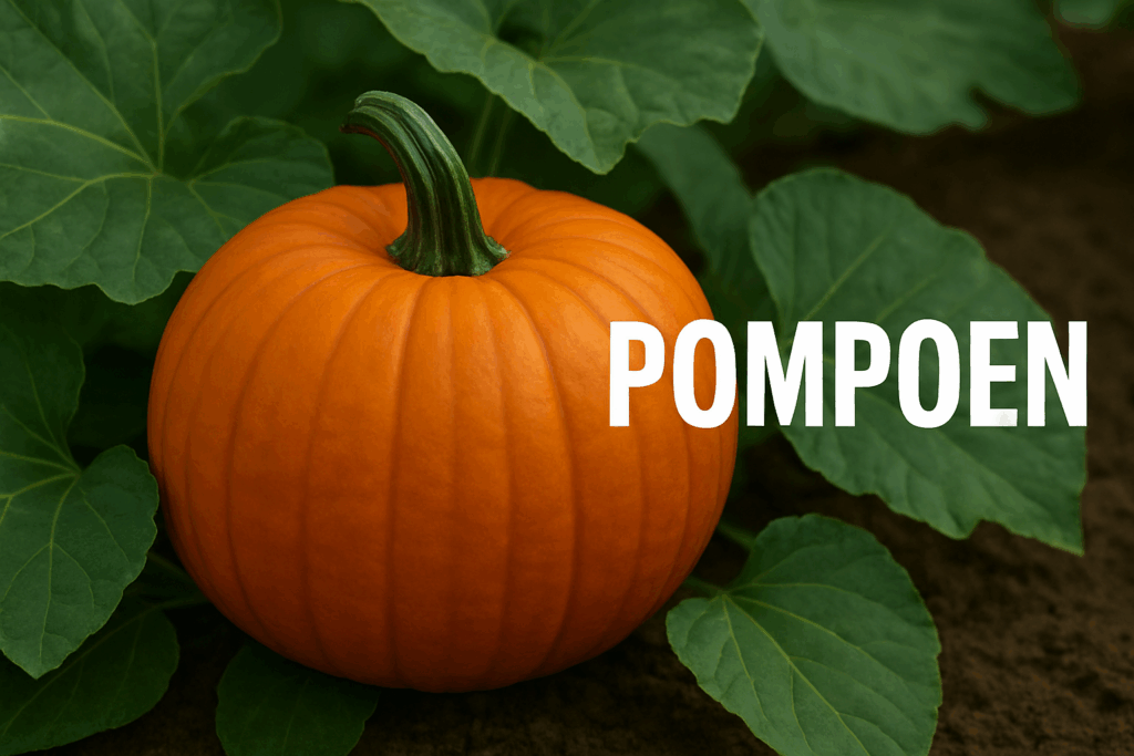 Zaaigids pompoen kweken