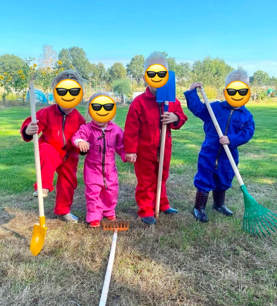 Kinderen op de agrarische opvang
