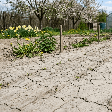 Grond verslemping in volle grond