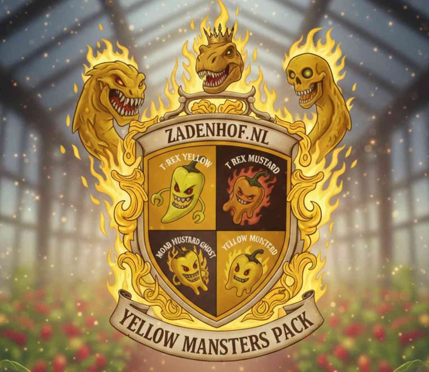 Yellow Mustard Monsters Pack